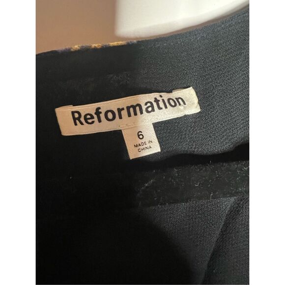 Reformation Hearth Floral Print Crepe Blouse - Picture 8 of 9